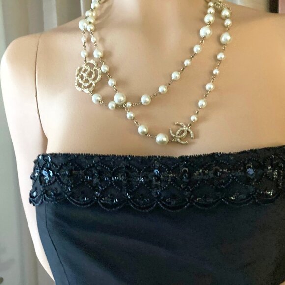 STUNNING COUTURE BAGDLEY MISCHKA COCKTAIL BEADED STRAPLESS DRESS & JACKET 8 SILK - Picture 4 of 10